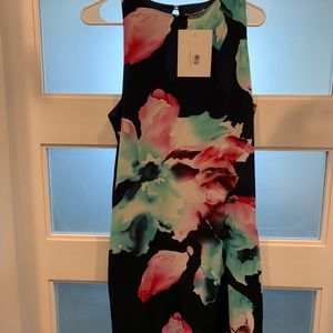Watercolor flower dress
